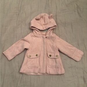 Carter's Light Pink Hooded Jacket with Ears / 18 Months